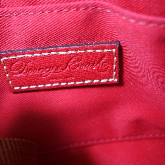 Dooney & Bourke Cherry Red Saffiano Lexi Crossbody Small Bag Purse - Picture 8 of 9